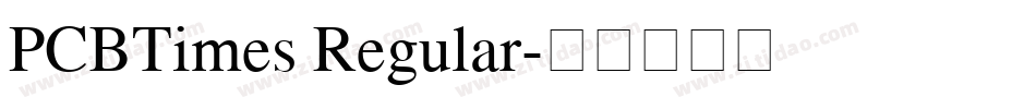 PCBTimes Regular字体转换